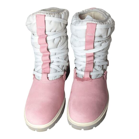 TIMBERLAND Puffy Boot 'Pink' Size 8M - Picture 4 of 7